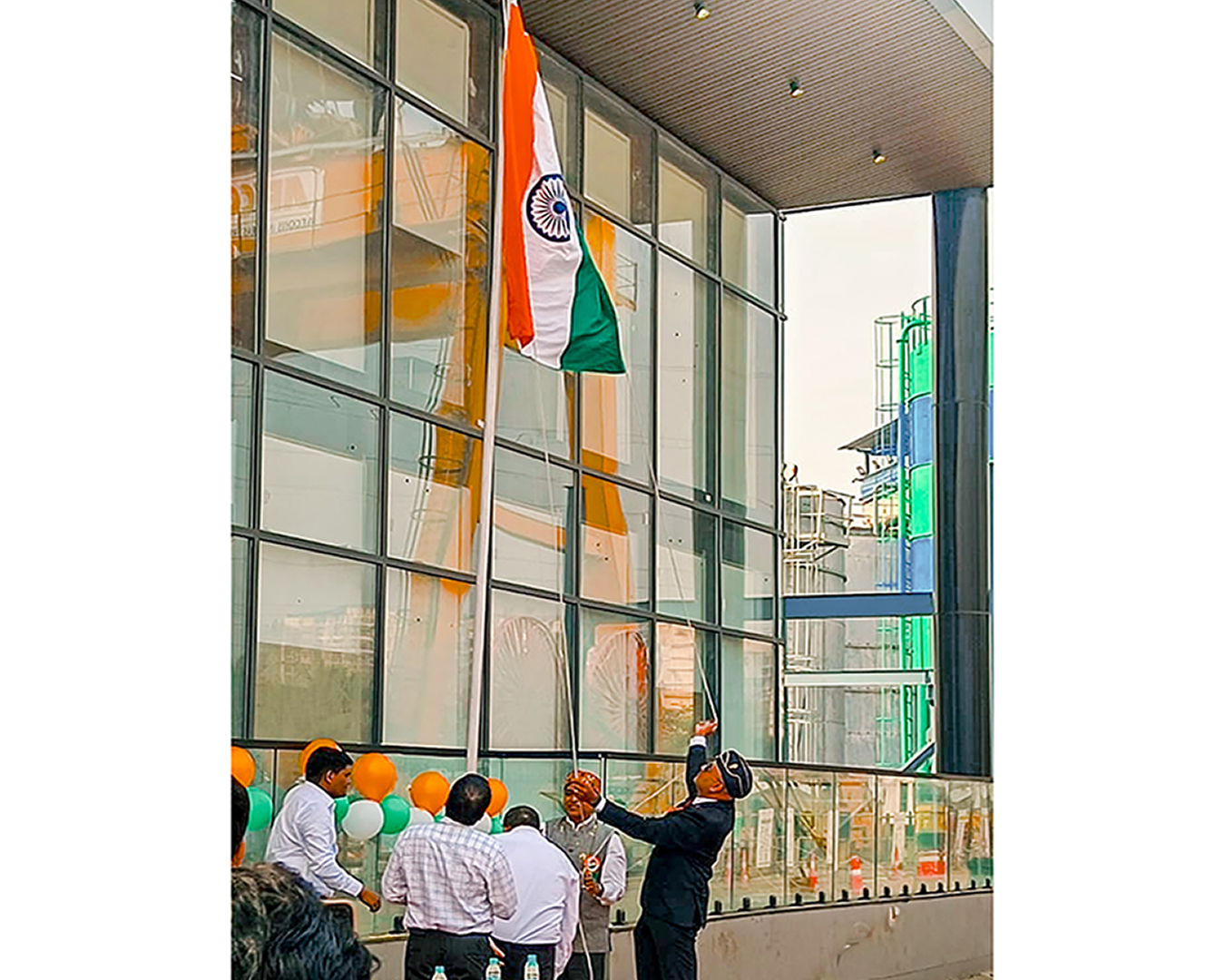 NHSRCL ના સાઇટ ઓફિસોમાં ગણતંત્ર દિવસની ઉજવણી